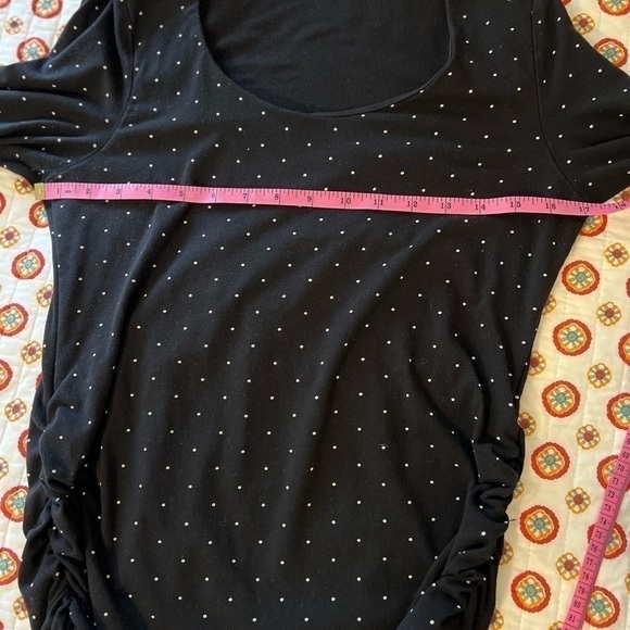 A Pea in the Pod Women's Maternity Polka Dot Shirt Size Large - Picture 5 of 5